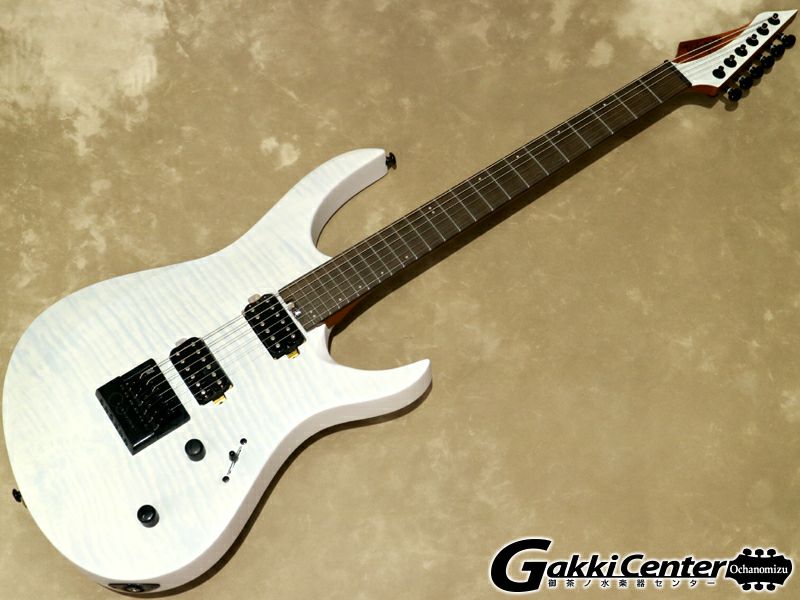 Balaguer Guitars Diablo Standard with Evertune Bridge, Satin Trans White