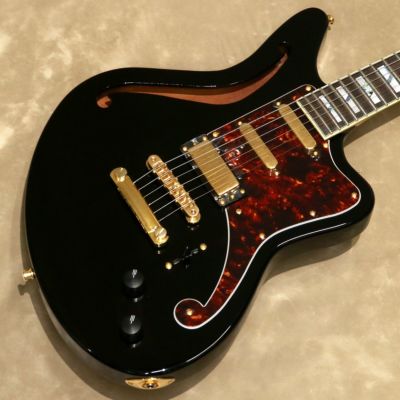 D'Angelico ( ディアンジェリコ )<br> Deluxe Bedford SH, Black [S/N: W2201090]
