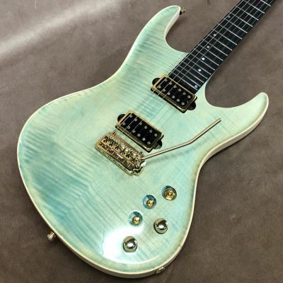 Valenti Guitars ( ヴァレンティーギター )<br> Nebula Carved, Ice Blue [S/N: #17]