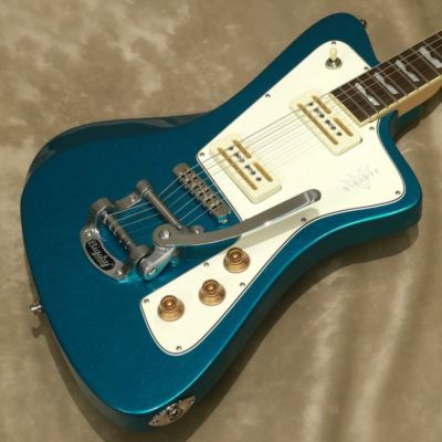 Baum Guitars ( バウム・ギター ) Wingman with Tremolo, Skyline Blue